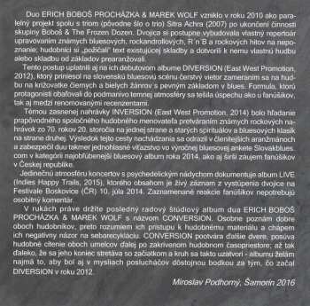 CD Erich "Boboš" Procházka: Conversion