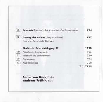 CD Erich Wolfgang Korngold: Complete Works For Violin & Piano