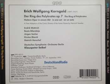 CD Erich Wolfgang Korngold: Der Ring Des Polykrates