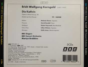 3CD Erich Wolfgang Korngold: Die Kathrin
