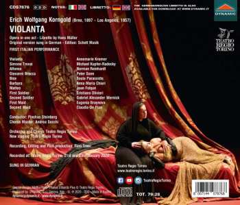 CD Erich Wolfgang Korngold: Violanta