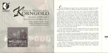 CD Erich Wolfgang Korngold: Sinfonietta In B Major, Op. 5 • Violin Concerto In D Major, Op. 35
