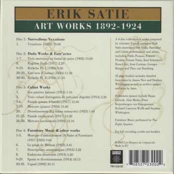 4CD/Box Set Erik Satie: Art Works 1892-1924