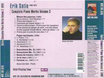 CD Erik Satie: Complete Piano Works Volume 3 CLR