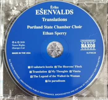 CD Ēriks Ešenvalds: Translations
