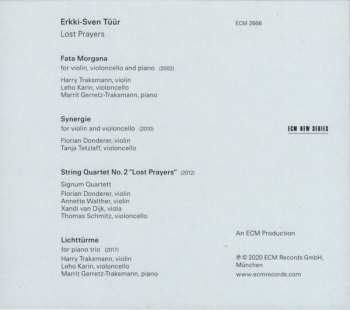 CD Erkki-Sven Tüür: Lost Prayers