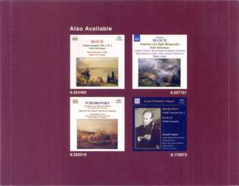 CD Ernest Bloch: Four Episodes / Two Poems / Concertino / Suite Modale