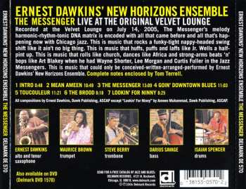 CD Ernest Dawkins New Horizons Ensemble: The Messenger: Live At The Original Velvet Lounge