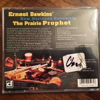 CD Ernest Dawkins New Horizons Ensemble: The Prairie Prophet