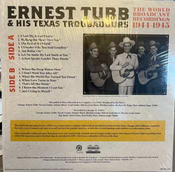 LP Ernest Tubb And His Texas Troubadours: The World Broadcast Recordings 1944-1945 CLR