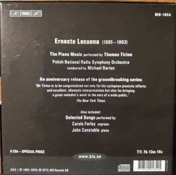 6CD/Box Set Ernesto Lecuona: Ernesto Lecuona-The Piano Music-Selected Songs
