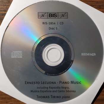 6CD/Box Set Ernesto Lecuona: Ernesto Lecuona-The Piano Music-Selected Songs
