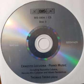 6CD/Box Set Ernesto Lecuona: Ernesto Lecuona-The Piano Music-Selected Songs