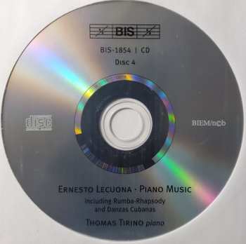 6CD/Box Set Ernesto Lecuona: Ernesto Lecuona-The Piano Music-Selected Songs