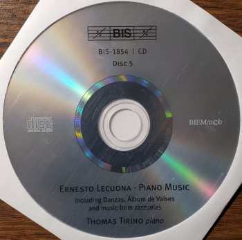 6CD/Box Set Ernesto Lecuona: Ernesto Lecuona-The Piano Music-Selected Songs