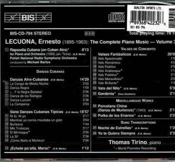 CD Ernesto Lecuona: Lecuona: Piano Music, Volume 3 