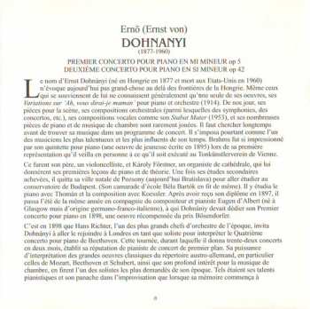 CD نيسم جلال: Piano Concerto No 1 In E Minor / Piano Concerto No 2 In B Minor