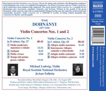 CD Royal Scottish National Orchestra: Violin Concertos Nos. 1 and 2