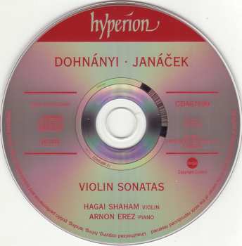 CD Leoš Janáček: Violin Sonatas