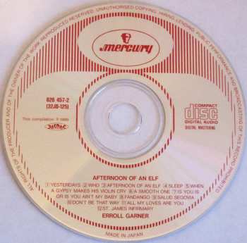 CD Erroll Garner: Afternoon Of An Elf
