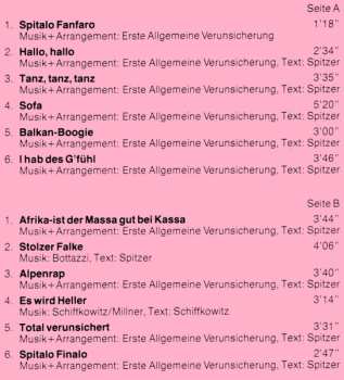 LP EAV (Erste Allgemeine Verunsicherung): Spitalo Fatalo