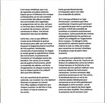 CD Terry Riley: In C | 20 Sonneurs