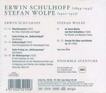 CD Erwin Schulhoff: Werke von Erwin Schulhoff & Stefan Wolpe
