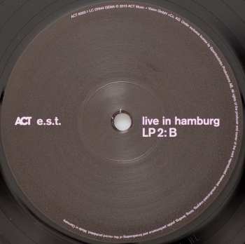 4LP/Box Set E.S.T.: Live In Hamburg LTD