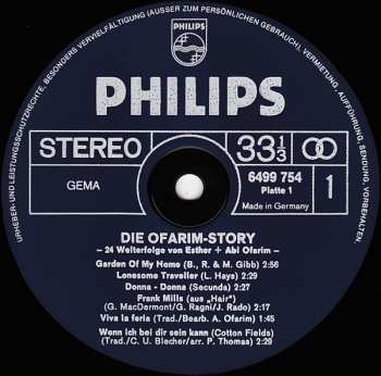 2LP Esther & Abi Ofarim: Die Ofarim-Story