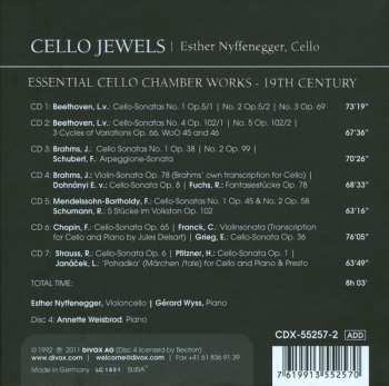 7CD/Box Set Esther Nyffenegger: Cello Jewels - Essential Cello Chamber Works-19th Century