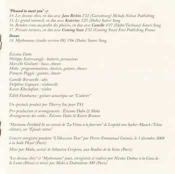 2CD Etienne Daho: Daho Pleyel Paris (Paris, Le 3 Décembre 2008)