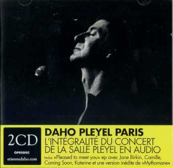 2CD Etienne Daho: Daho Pleyel Paris (Paris, Le 3 Décembre 2008)