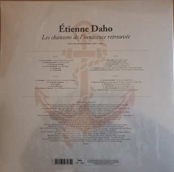 2LP Etienne Daho: Les Chansons De L'innocence Retrouvée DLX