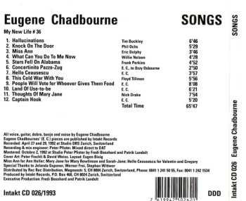 CD Eugene Chadbourne: Songs