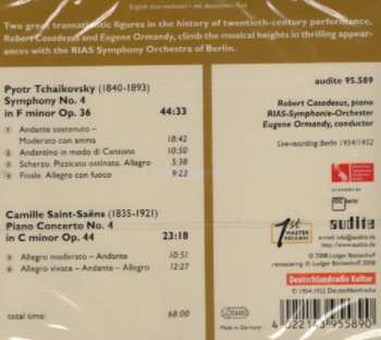 CD Pyotr Ilyich Tchaikovsky: Symphony No. 4 / Piano Concerto No. 4