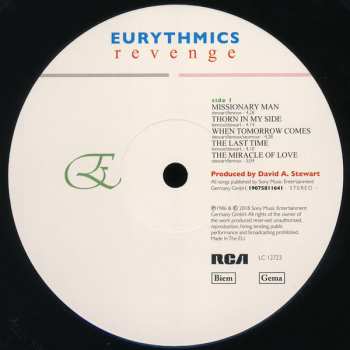 LP Eurythmics: Revenge