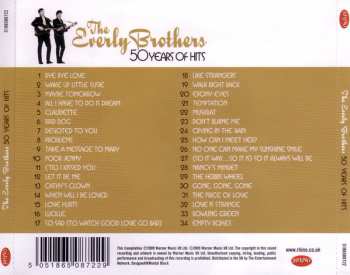 CD Everly Brothers: 50 Years Of Hits