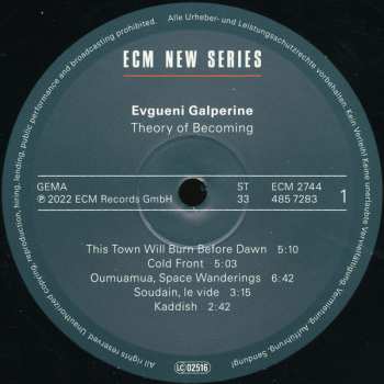 LP Evgueni Galperine: Theory Of Becoming