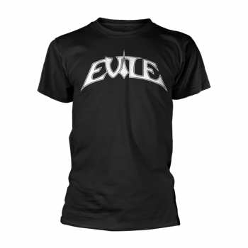 Merch Evile: T-shirt Logo Evile (black Ts/white Print)