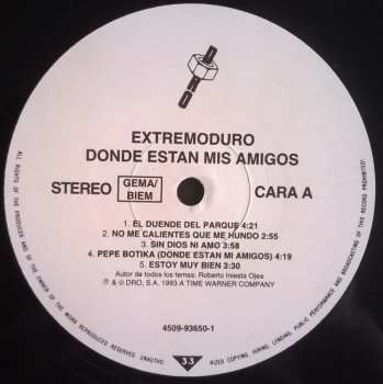 LP Extremoduro: Donde Estan Mis Amigos - Ltd Picture Disc