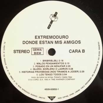 LP Extremoduro: Donde Estan Mis Amigos - Ltd Picture Disc