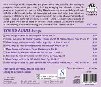 CD Eyvind Alnæs: Songs To Texts By Heine, Burns And Scandinavian Poets