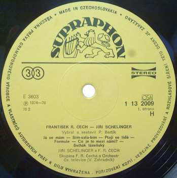 LP Jiří Schelinger: F. R. Čech, Schelinger