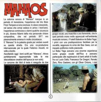 CD Fabio Frizzi: Manaos (Original Motion Picture Soundtrack) LTD