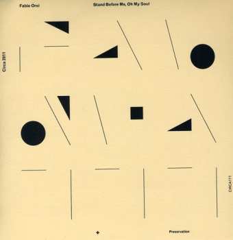 CD Fabio Orsi: Stand Before Me, Oh My Soul LTD