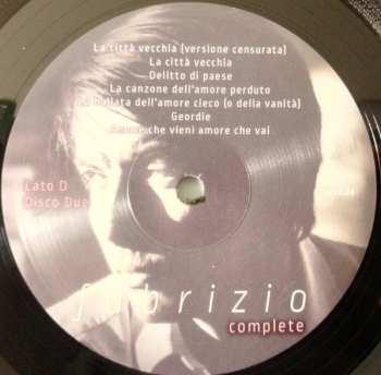 2LP Fabrizio De André: Complete LTD