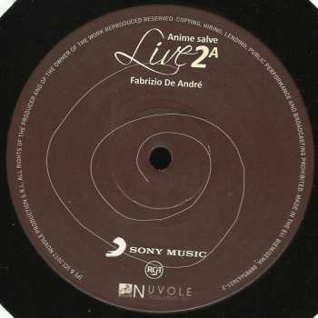 3LP/Box Set Fabrizio De André: Anime Salve Legacy Edition