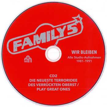 5CD/Box Set Family 5: Wir Bleiben - Alle Studio-Aufnahmen 1981-1991 LTD | NUM