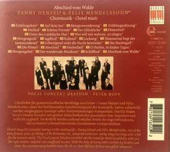 CD Felix Mendelssohn-Bartholdy: Abschied Vom Walde. Chormusik/Choral Music