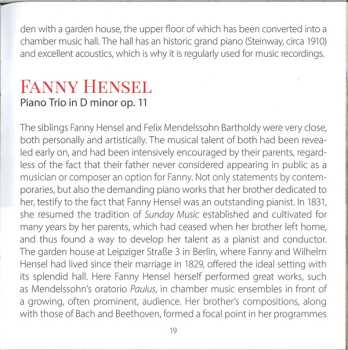 CD Felix Mendelssohn-Bartholdy: Klaviertrios